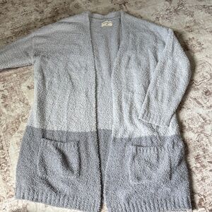Thread & Supply Two-Tone Gray Cardigan